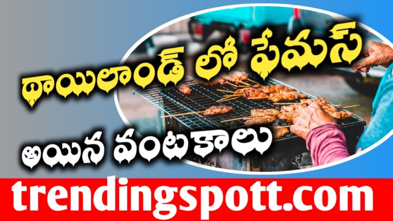 Most Famous Foods Thailand థాయిలాండ్ ఫేమస్ ఫుడ్స్